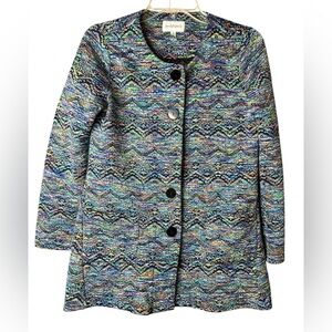 Peck & Peck Multicolor Women's Blazer SZ S